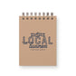 Custom Support Local Business Mini Jotter Notebook