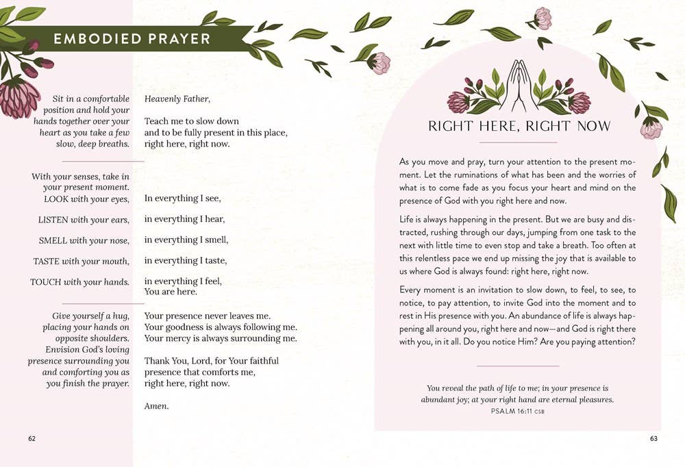 Prayer in Motion : An Invitation to Be Fully Present, Connec