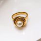 Eterna Pearl Knot Ring