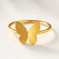 Golden Flutter Ring