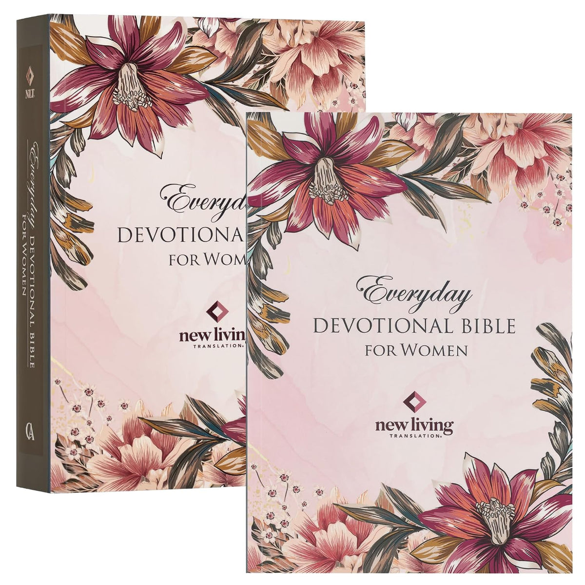 Holy Bible for Women New Living Translation, Pink Lilly